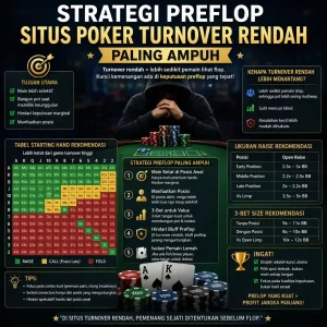 SDA Saipan Poker - Panduan strategi preflop di situs poker online turnover rendah paling jitu