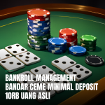 Poker table set for Bandar Ceme